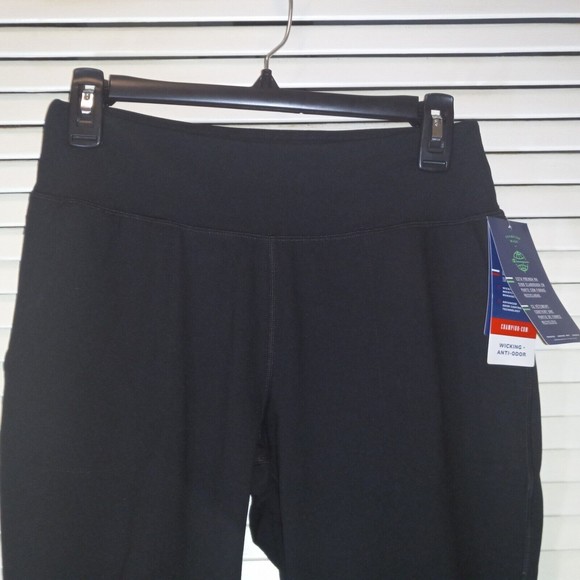 Champion Black Athleticwear Soft Touch Eco Jogger Size S Wicking Pockets NEW - Picture 3 of 11